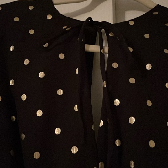 Lovers + Friends Hayley Party Dress in Gold Dot XS - Picture 3 of 13